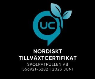 Spolpatrullen AB har fått ett nordiskt tillväxtcertifikat från UC! 

Certifikatet baseras på föregående års bokslut där tillväxt, lönsamhet, soliditet och antal anställda är några parametrar som mäts och analyseras. Endast 5% av Sveriges företag kvalificerar sig som tillväxtföretag varje år. Gemensamt är att företagen är stabila, framgångsrika och tar nya marknadsandelar.

Vi vill tacka alla våra kunder för förtroendet ni ger oss. Och självklart vill jag tacka alla fantastiska anställda på Spolpatrullen som gör denna resa möjlig, vi tillsammans är Spolpatrullen AB ❤️

//Alejandro Soto Gallardo 
VD